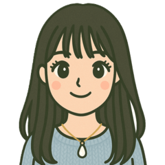 [LINEスタンプ] 黒髪ロング女子のやさしい日常スタンプ