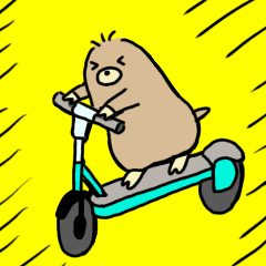 [LINEスタンプ] とかいのもぐら〜地下もぐる編〜