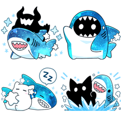 [LINEスタンプ] ホシクイとホシイロザメ