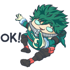 [LINEスタンプ] ヒロアカもちもちスタンプ①