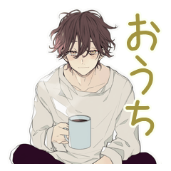 [LINEスタンプ] ゆるシャツ男子ののんびりおうち時間