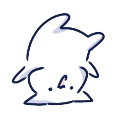 [LINEスタンプ] 白猫さん！2