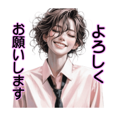 [LINEスタンプ] お洒落GIRL′S ②