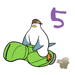 [LINEスタンプ] カモメでGolf 5