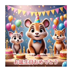 [LINEスタンプ] ❤️メルヘン❤️ファンタジー❤️動物