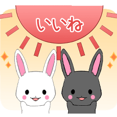 [LINEスタンプ] 飛び出す！ちびうさぎ15【夏】