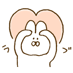 [LINEスタンプ] 『元気で可愛いうさぎ』