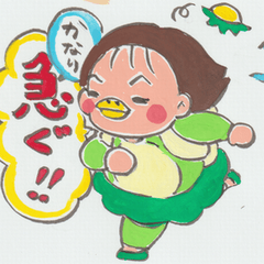 [LINEスタンプ] のんぴぃちゃんは食べるのが大好き！