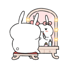 [LINEスタンプ] わが家のうささん 