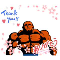 [LINEスタンプ] 筋肉で挨拶Ⅶ