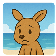 [LINEスタンプ] 海のワラビー@SFW