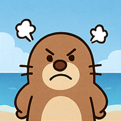 [LINEスタンプ] 海のモグラ@SFW