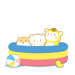 [LINEスタンプ] だにゃこ6～夏～