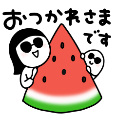 [LINEスタンプ] シュールのむ子【夏編2】