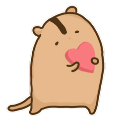 [LINEスタンプ] ゆるめのヤマネ