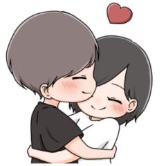 [LINEスタンプ] かっぷる③