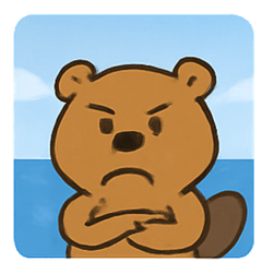 [LINEスタンプ] 海のビーバー@SFW