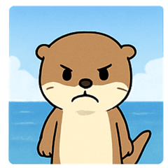 [LINEスタンプ] 海のラッコ@SFW