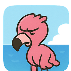 [LINEスタンプ] 海のフラミンゴ2@SFW