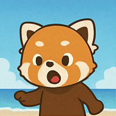 [LINEスタンプ] 海のレッサーパンダ@SFW