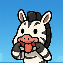 [LINEスタンプ] 海のシマウマ@SFW