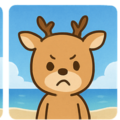 [LINEスタンプ] 海のシカ@SFW