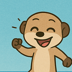 [LINEスタンプ] 海のミーアキャット@SFW