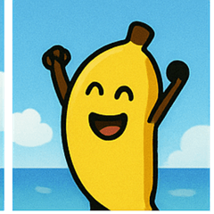 [LINEスタンプ] 海のバナナ@SFW