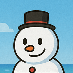 [LINEスタンプ] 海の雪だるま@SFW
