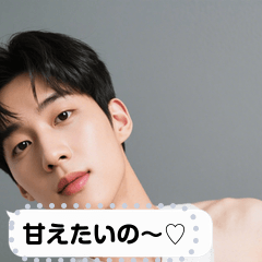 [LINEスタンプ] blush face gM90
