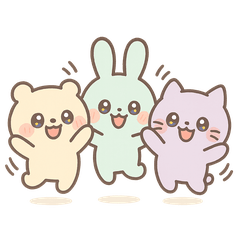 [LINEスタンプ] いっしょがいちばん！なかよしスタンプ