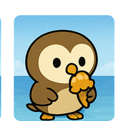 [LINEスタンプ] 海のフクロウ@SFW