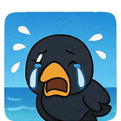 [LINEスタンプ] 海のカラス@SFW