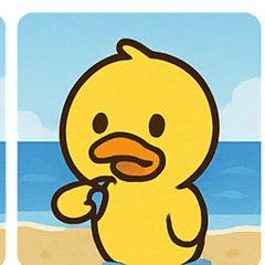 [LINEスタンプ] 海のヒヨコ2@SFW