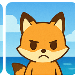 [LINEスタンプ] 海のキツネ@SFW