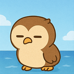 [LINEスタンプ] 海のフクロウ2@SFW