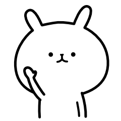[LINEスタンプ] 感情♡うさぎ