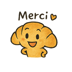 [LINEスタンプ] クロワさん -パン好きのためのスタンプ-