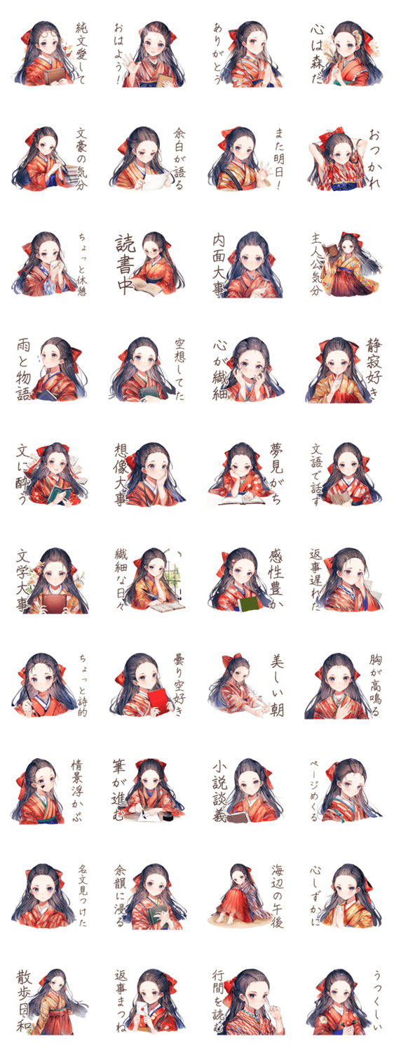 大正女学生の純文学な日々★のスタンプ詳細