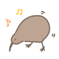 [LINEスタンプ] もっちりキーウィ2
