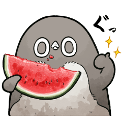 [LINEスタンプ] 【夏】虚無かわいいアデリーペンギン