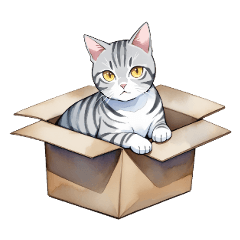 [LINEスタンプ] サバトラ猫スタンプ（その2）