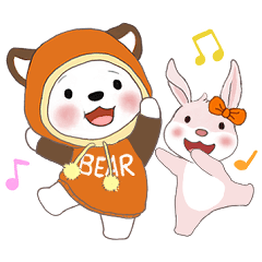 [LINEスタンプ] メンキュウくん(しろくま) 53 暖かい挨拶