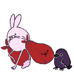 [LINEスタンプ] トビネズミとカラスのゴミの日確認スタンプ