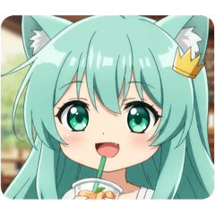 [LINEスタンプ] 文字無しみなみちゃんスタンプ① fetchpriority=high