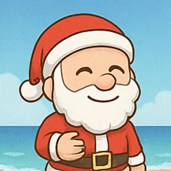 [LINEスタンプ] 海のサンタクロース@SFW