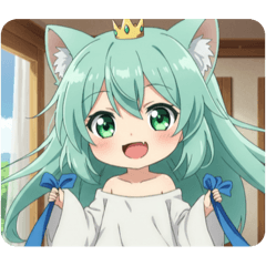 [LINEスタンプ] 文字無しみなみちゃんプレミアムスタンプ 
