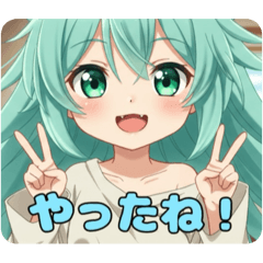 [LINEスタンプ] 精霊みなみちゃんプレミアムスタンプ15 