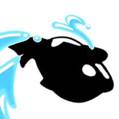 [LINEスタンプ] ▶︎動く✨ぷにもっちシャチスタンプ 