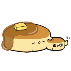 [LINEスタンプ] ホットケーキの親子